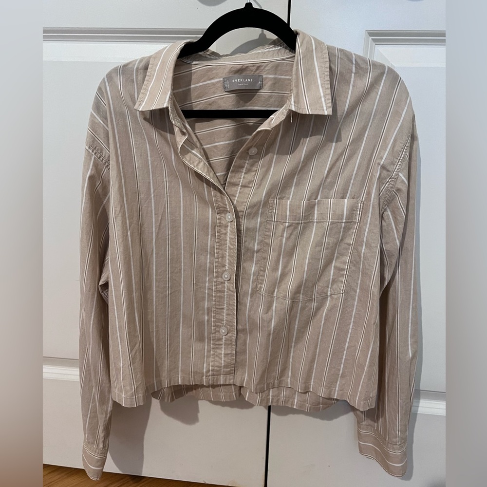 EVERLANE The Way Short Shirt size L
